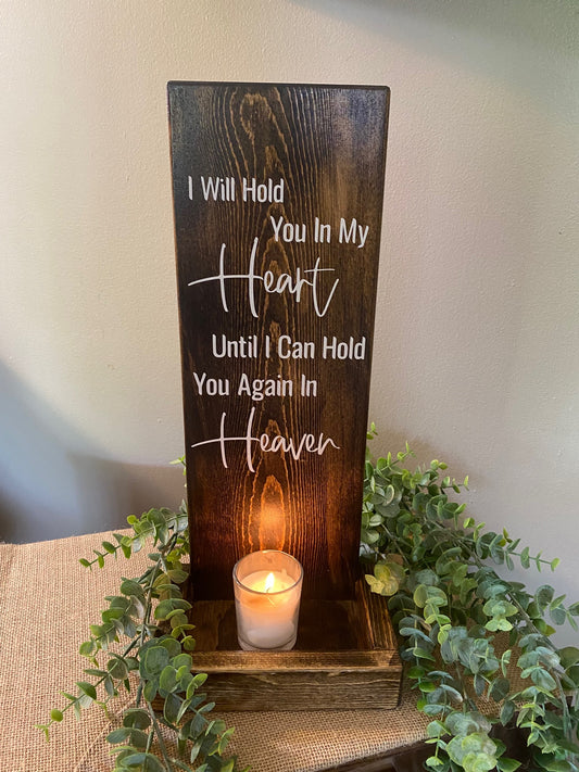 I will hold you in my heart until I can hold you again in heavenbird feeder